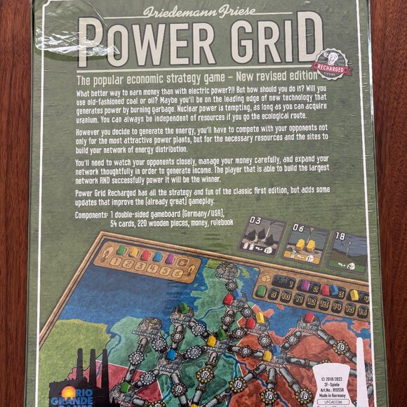Rio Grand Games Power Grid - Recharged Board Game - Ages 12+ - Picture 3 of 3